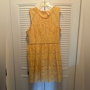 Yellow Lace Dress